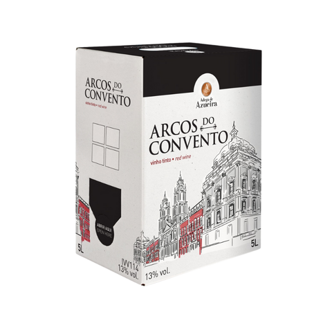 Vinho Tinto Fino Meio Seco - Arcos do Convento Bag in Box 5L